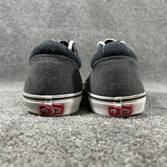 Vans Ward Jersey Block Mens Size 12 Dark Grey Textile Athletic Skate Shoes Used main image 6